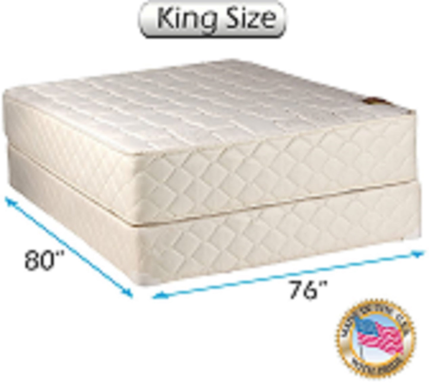 Grandeur 2-Sided King Deluxe Mattress and Box Spring Set