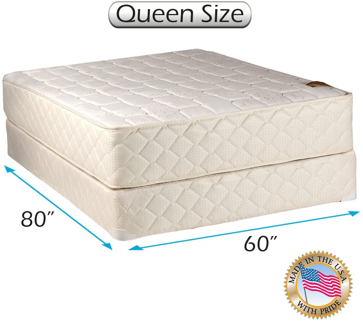 Grandeur Deluxe Queen Size Mattress and Box Spring Set