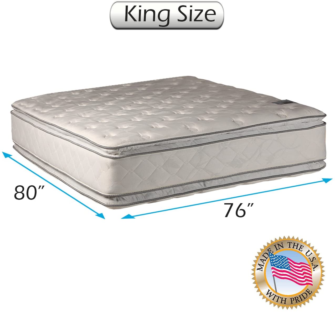 Natural Sleep Double Sided King Size Mattress only