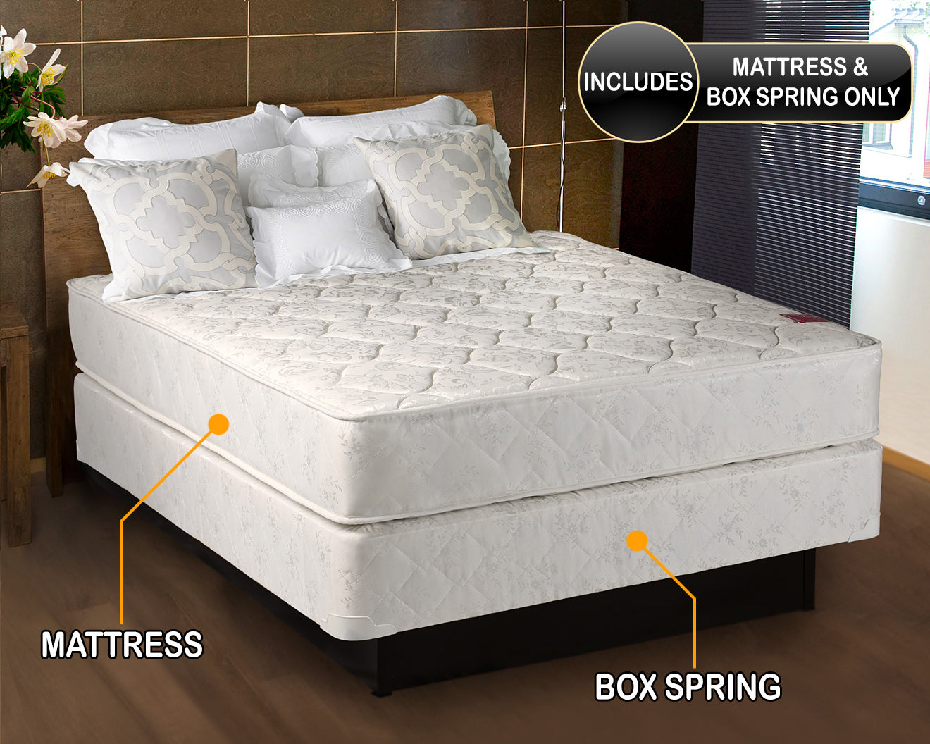 Legacy 2 Sided Twin Size Mattress and Box Spring Set